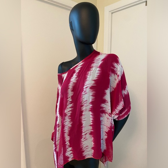 Tie-Dye Sheer Cover-up - Picture 3 of 7